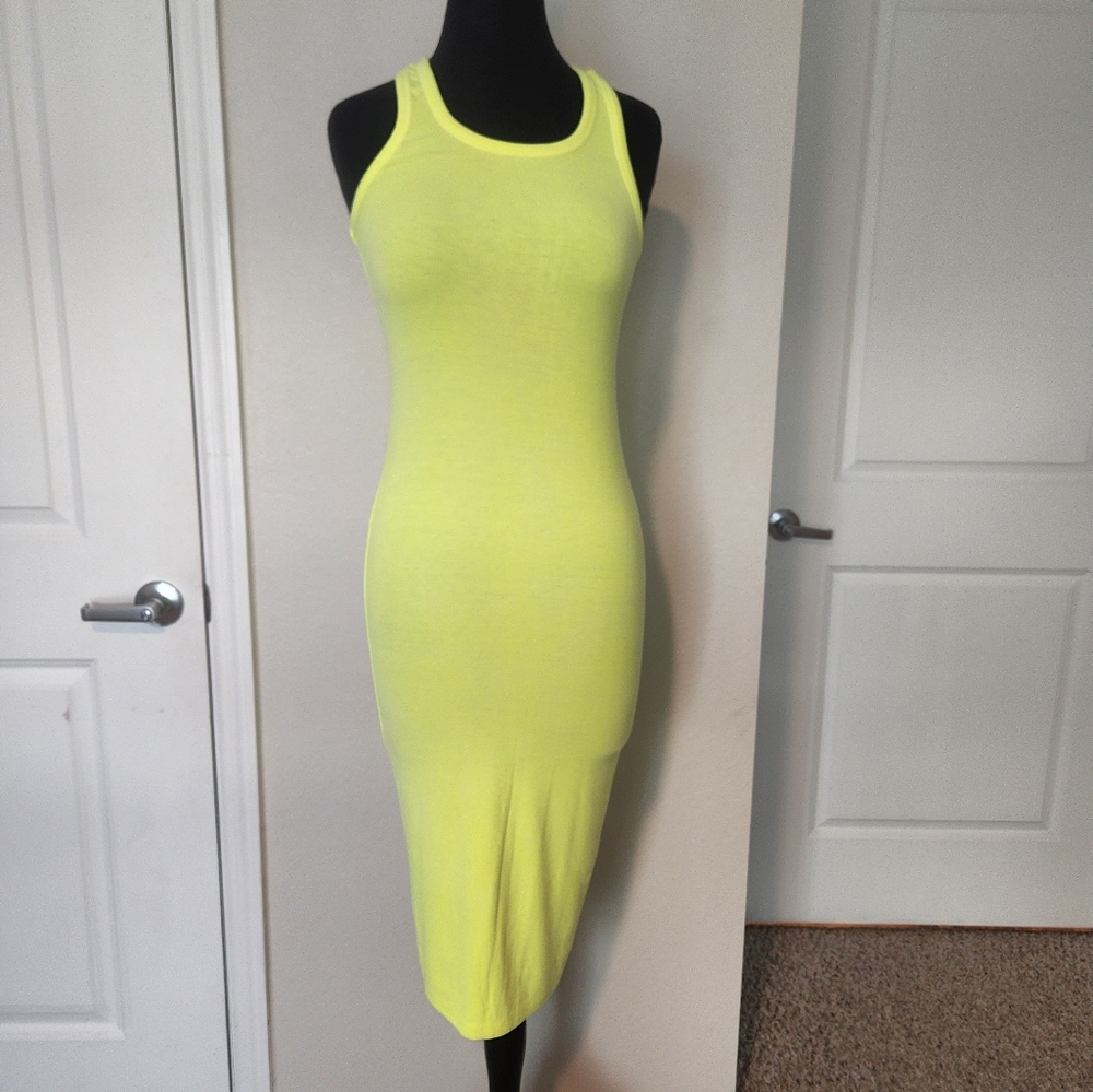 Electric & Rose Yellow Midi Dress